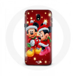 &Uuml;mbris Samsung Galaxy J3 2017 Miki Hiire ja Minnie Hiire jaoks j&otilde;ulup&uuml;hal