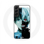 &Uuml;mbris Samsung Galaxy S21 FE Tokyo Ghoul Half Face jaoks