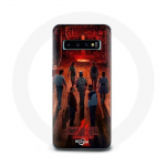 &Uuml;mbris Samsung Galaxy S10 Edge Stranger Things plakatimeeskondade f&auml;nnikunsti 4. hooajale