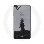 Coque pour Huawei P8 Game of Thrones Saison 8 Daenerys Targaryen feu et sang Le Tr&ocirc;ne de Fer Logo Gr