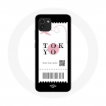 Coque Samsung Galaxy A03 Billet d'avion tokyo Japon