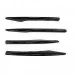 Esip&otilde;rkeraua Canards Udutule katte trimmi kleebise jaotur Mercedes Benz E klassi W213 E260 E300 E53 AMG autotarvikutele 4pcs Carbon Look