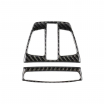 2tk Carbon Fiber Reading Light Decor raami kleebised BMW F30 F20 F34 F46 X5 F15 X6 F16 X1 F48 auto salongi tarvikutele must