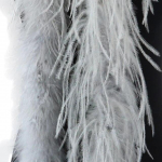 V&auml;rvilised 1-kihilised jaanalinnusuled Boa 2-meetrised ploomid sall pulmariiete kaunistamiseks &otilde;mblemine k&auml;sit&ouml;&ouml; kost&uuml;&uuml;mir&otilde;ivad aksessuaarid L