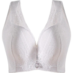 Suures suuruses aluspesu DE Push Up rinnahoidja naiste alustraat laiad rihmad &otilde;hukesed lillelised seksikas bralette pesu Suures suuruses Push Up rinnahoidjad daam 40/90E valge