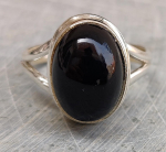 Must Oon&uuml;ks S&otilde;rmus, 925 Sterling H&otilde;be, K&auml;sit&ouml;&ouml; Ehted, Boho S&otilde;rmus, Naiste S&otilde;rmus, Kingitus Talle, Pulmas&otilde;rmus, Oon&uuml;ks Ehted 4 h&otilde;be