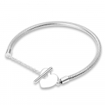 Kuum m&uuml;&uuml;k 100% ehtne 925 h&otilde;bedane k&auml;ev&otilde;ru, mis sobib originaalse disainiga helmed v&otilde;lusid k&auml;ev&otilde;ru DIY ehete valmistamise kingitus naistele 17cm