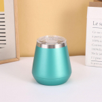 Creative 304 roostevabast terasest munakoorega klaasist soojusisolatsiooniga mini punane veiniklaas, lihtne meestele ja naistele 280ML