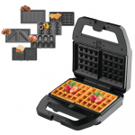 6-&uuml;hes elektriline v&otilde;ileivak&uuml;psetaja hommikus&ouml;&ouml;gimasin 6 komplekti eemaldatavate mittenakkuvate kahepoolsete plaatidega EU Plug