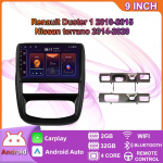 Autoraadio Android Renault Duster 1 jaoks 2010&ndash;2015 Nissan terrano 2014&ndash;2020 multimeediumipleier WIFI GPS-navigatsioon Carplay 2+32GB 2+32GB