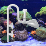 Aquarium Glass Lily Pipe Fish Tank Filter Remove Oil Easy to Clean Tubing Installation 10mm