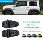 Stiiliaksessuaarid Suzuki Jimny JB64 JB74 2018- jaoks - Auto mootorikatte/uksehingede dekoratiivkate, trimmis kleebis 2 tk