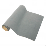 Sametine flokeerivast riidest riie, isekleepuv vooder, koorimine ja sahtli jaoks, riiulimaterjal Grey 20cmx148cm