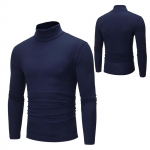 Meeste vabaaja Slim Fit Thermal k&otilde;rge kaelusega pikkade varrukatega pullover aluss&auml;rk Thermal Base M