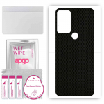apgo Protective Skin Sticker for the back compatible with Alcatel 3H Plus, Wrap Film, Foil, Vinyl - Pattern Matrix