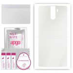 apgo Protective Skin Sticker for the back compatible with Doogee BL1200, Wrap Film, Foil, Vinyl - Pattern Matte Transparent