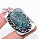 Natural Kambaba Jasper Gemstone 925 Sterling Silver Gift Pendant 2.52 j1m66
