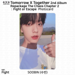 TXT 2. albumi kordusv&auml;lanne The Chaos Chapter 2 Fight Or Escape fotokaart postkaart Soobin - PC (F ver.)