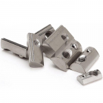 50 tk 100 tk pool&uuml;mmarguse kuulelastsusega vedrumutter alumiiniumist ekstrusioonprofiilile 2020 3030 4040 4545 CNC M3 M4 M5 M6 M8 20S M5x50Pcs