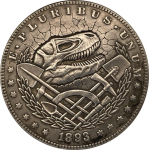 1893 Dinosaur USA AMEERIKA &Uuml;HENDRIIGID Kaunitar Hobo Nikkel M&auml;lestavad kogutavad suveniirid H&otilde;bem&uuml;ndid