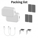 Magnetiline LED t&auml;itevalgusti DJI Osmo Mobile 6/OM5/4/SE/Zhiyun SMOOTH4/5 / Feiyu Vimble 3 k&auml;eshoitava karikambri stabilisaatori tarvikud