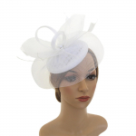 Naiste t&uuml;drukute v&otilde;rguk&uuml;bar, kokteilipeo peapael, peakattega pulmam&uuml;ts One Size beež