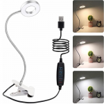 LED-lugemisvalgustid 360&deg; Paindlik h&auml;mardatav laualambi klamber siseruumides magamistoa silmade kaitse lauavalgusti raamatuklambriga lamp h&otilde;be