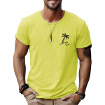 Meeste T-s&auml;rgid T-s&auml;rgid Graafiline Tekst Pool3D Printimine T&auml;nava vabaaja l&uuml;hikeste varrukatega tr&uuml;kitud r&otilde;ivad Basic L