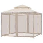 S&auml;&auml;sev&otilde;rk sise&otilde;ue varikatuse vihmavarjuv&otilde;rgu jaoks veranda sise&otilde;ue ja v&auml;lieluruumide jaoks 300x300cm pruun