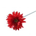 1 tk Kaunis kunstlik v&otilde;ltsitud siidist Gerbera Daisy lilleline kodune pulmapeo kaunistus kollane