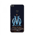 Coque Maniacase pour Huawei P8 Lite 2017 OM logo bleu et dor&eacute;e stade