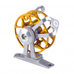 K&auml;rbsep&uuml;&uuml;girull raskeveokite alumiiniumsulamist kergmetallist k&auml;rbsega rull magevee merevee forelli meriahvena karpkala haugi p&uuml;&uuml;gitarvikud S kuldne