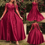 Naiste mood, &uuml;hev&auml;rviline pits, suur kiiks, seksikas pikk kleit, pidulik &otilde;htukleit L punane