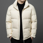 Uus Winter Style 90 Duck sulejope meestele, avar, vabaaja, moodne, soe ja paks, trendikas meeste leivamantel L