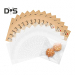 100 tk l&auml;bipaistvad isesulguvad tsellofaanist k&uuml;psisekotid 120 tk t&auml;nukleebistega. Taassuletavad maiuspalakotid kommide magustoitude ja k&uuml;psetiste jaoks Sets