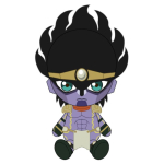 JoJo kummaline seiklus Stardust Crusaders Star Platinum Chibi pehmem&auml;nguasi black