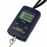 Multifunktsionaalne mini 40kg/10g elektrooniline riputuskonks kaasaskantav digitaalne k&auml;ep&auml;rane konkskaal must
