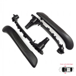 EDP1331 eesmine siseukse k&auml;epide must vasak parem Renault Kangoo MK2 Citan W415 NV250 2007-2021 8200548971 8200548972 jaoks