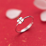 S925 Sterling Silver Lady Lucky Clover Ring Kaelakee K&otilde;rvar&otilde;ngad Klassikaline Minimalistlikus stiilis Uusaasta Kingitus Luksuslikud Ehted 8 h&otilde;be