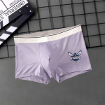 Meeste aluspesu Bokserid Meeste Mugavad Hingavad Alusp&uuml;ksid Tugevad l&uuml;hikesed p&uuml;ksid Alusp&uuml;ksid Meeste Bokser Kingitus Suurus L-4XL L lilla/hall