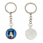 Siberian Husky, Chukcha - keychain in a box, own photo, keychain pendant from Art-Dog brand