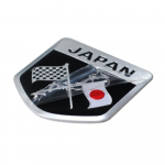 1 x metallist Jaapani lipu m&auml;rgi kleebis JDM auto taga-/k&uuml;lgukse/kere embleemi kleebis A
