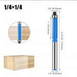 6 mm 1/4-tolline varre trimmimisl&otilde;ikur Tasapinnaline l&otilde;iketera ruuteri otsad puidu l&otilde;ikamise l&otilde;ikurite jaoks 6.35mm shank NO1