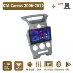 Android Carplay autoraadio KIA Carensile 2006-2012 Multimeediam&auml;ngija peaseade Stereo GPS-navigatsioon BT WIFI 2+32GB 1+16GB,A