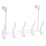 Coat Hook Punch Free Ruumis&auml;&auml;stja Raud Sissep&auml;&auml;s Mantli nagi Vannitoa jaoks valge