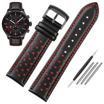 Klassikaline Tissot Speed seeria NBA &uuml;hiselt kaubam&auml;rgistatud T116.617 Ehtsa nahast k&auml;epael &Uuml;lemine kiht veisenahk Kella rihm 22mm rihm Tag heueri jaoks 22mm gray