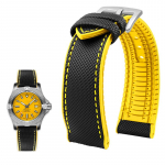Klassikaline 20mm 21mm 22mm L&otilde;uend Nailon Seiko kelladele Kummist Rihm Veekindel Kellarihm Meestele Tissot Citizen Mido Kellatarvikud 24mm