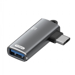USB C to USB 3.0 adapteri muundur 5 Gbps andmeedastus koos kiirlaadimise OTG toega, sobib s&uuml;learvutitele ja tahvelarvutitele 10W must