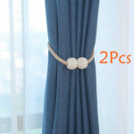 2 tk Magnetid Kardinad Klambrid Kardinahoidik Pompom Lips Magnetklambrid Rippuvad Kuulid Lips Tagasi Kodukaunistuse tarvikud &scaron;ampanjav&auml;rvi