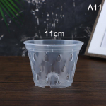 1 tk lillepott Aia istutusmasin aukudega drenaažipotid L&auml;bipaistvad orhideekorvid Plastikust hingavad lillepotid Aksessuaarid A11
